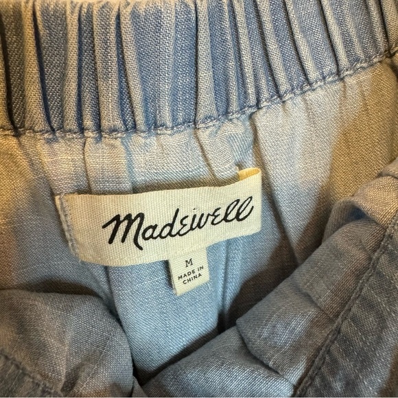 Madewell Denim Azalea Off the Shoulder Dress Chambray Medium - Picture 5 of 9